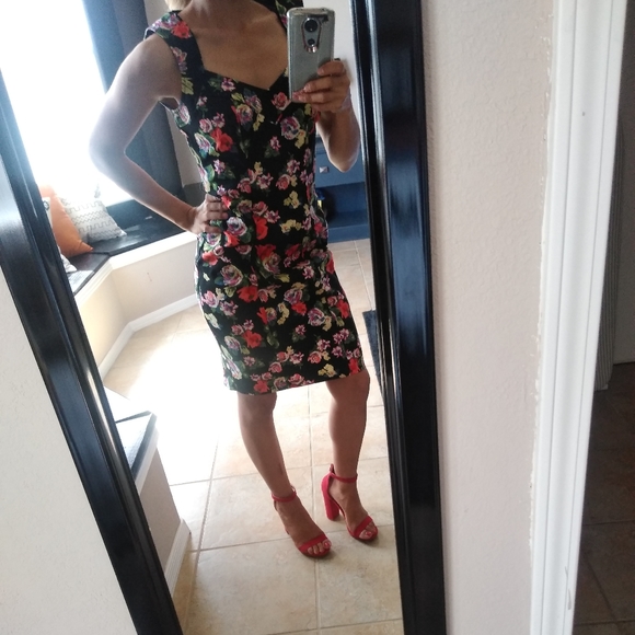 Xoxo floral pencil dress - Picture 4 of 4